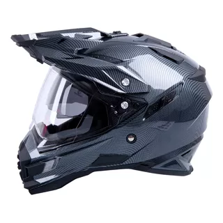 Motocross Helmet W-TEC AP-885 TX-27 Carbon Look