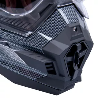 Motocross Helmet W-TEC AP-885 TX-27 Carbon Look - XXL (63-64)