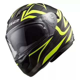 Motorcycle Helmet LS2 FF320 Stream Evo Jink - Matt Black Yellow