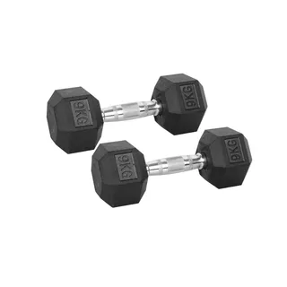 Sada šesťhranných činiek inSPORTline Hexsteel 2x 3-40 kg