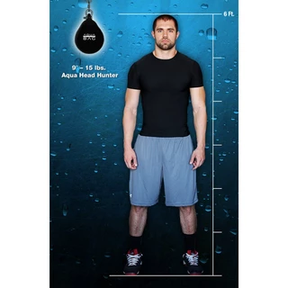 Vodný boxovací  vak Aqua Bag Headhunter 7 kg - Black