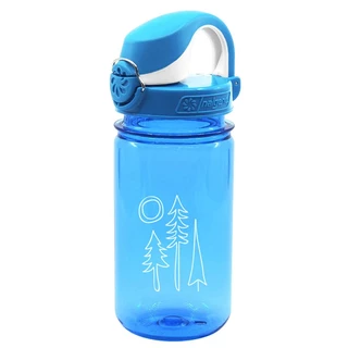 Children’s Water Bottle NALGENE OTF 350ml - Grey Car - Blue Forest