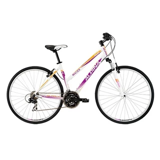 Dámsky crossový bicykel KELLYS ALPINA ECO LC10 - model 2015 - bielo-ružová - bielo-ružová