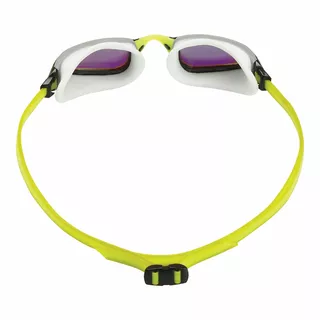 Swimming Goggles Aqua Sphere Fastlane Yellow Titanium Mirrored