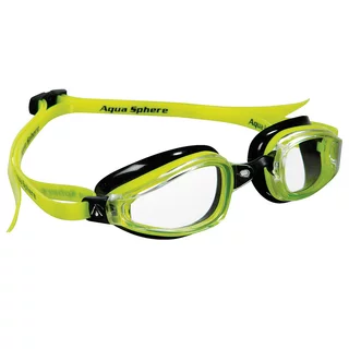Okulary pływackie Aqua Sphere Michael Phelps K180 przezroczyste szkła - Żółto-czarny