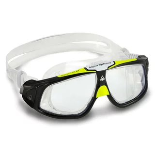 Pánske plavecké okuliare Aqua Sphere Seal 2.0 číre sklá - čierna-lime - čierna-lime