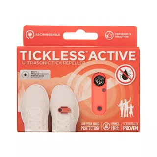 Ultrazvukový repelent proti klíšťatům Tickless Active pro sportovce - Green - Coral