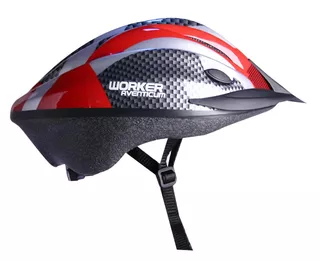 WORKER Aventicum Cycle Helmet - Yellow - Red