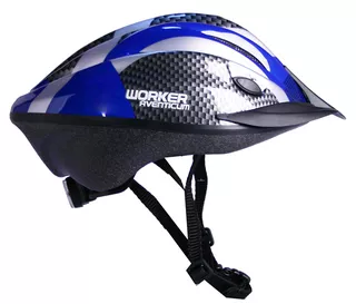 WORKER Aventicum Cycle Helmet - Yellow - Blue