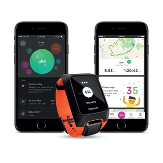 TomTom GPS-Uhr Adventurer Cardio + Music - orange