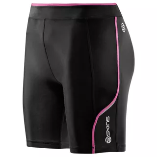 A400 Woman's Compression Half Tights - Black - Pink