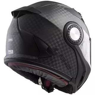 LS2 FF313 Vortex Solid Carbon Klapphelm - Solid Carbon