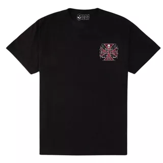 Triko BLACK HEART Heart Cross