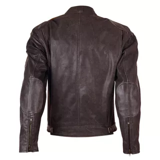 Leather Moto Jacket BOS 2058 Brown - Brown