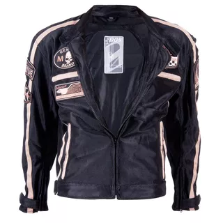 Summer Moto Jacket BOS 6488 Black - 2XL