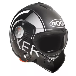 COPY - Motorcycle helmet ROOF Boxer V8 Grafic - Black-Grey