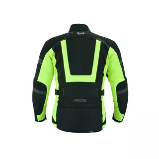 Men’s Touring Motorcycle Jacket BOS Maximum - Neon