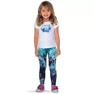 Children’s Leggings BAS BLEU Pati - Blue-Turqoise, 98-104 cm