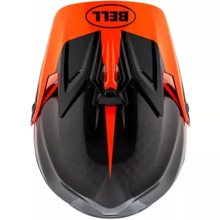 Motocross Helmet BELL Moto-9 - Orange-Black, M (57-58)