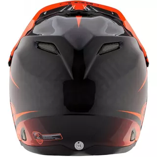 Motocross Helmet BELL Moto-9 - Orange-Black, S(55-56)