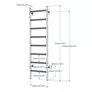 Rebriny BenchK 200B 230x67 cm