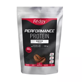 Proteínový nápoj Fit-day Protein Performance 135 g - káva