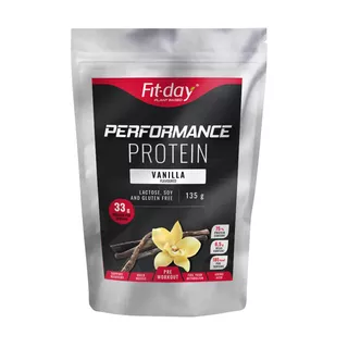 Proteínový nápoj Fit-day Protein Performance 135 g - vanilka