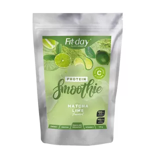 Proteínový nápoj Fit-day Protein Smoothie 135 g - matcha-lime