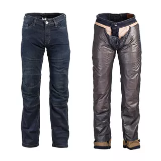 W-TEC Pawted Herren Motorradjeans - dunkelblau