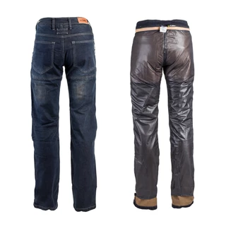 Men’s Moto Jeans W-TEC Pawted - Dark Blue, 3XL