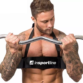 Závesný pás na posilňovanie bicepsov inSPORTline Bicipi - čierna
