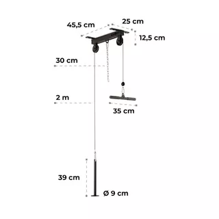 Cable Pull Station KLARFIT Hangman - White