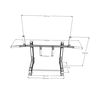 Pull-Up Bar for Wall Bars BenchK 210/310/710