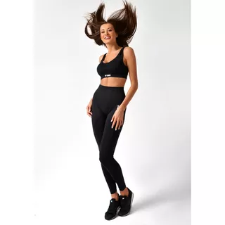 Női leggings Boco Wear Black Plain Push Up