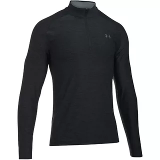 Pánske tričko Under Armour Playoff 1/4 Zip - Mediterranean - JADE / ACADEMY / RHINO GRAY