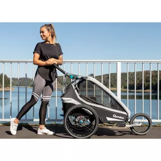 Multifunktionaler Kinderwagen Qeridoo KidGoo 2 Pro - Anthracite Grey