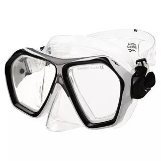 Súprava na šnorchlovanie Aqua Speed Blaze+Borneo - WHITE / BLACK