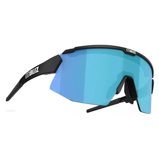 Sports Sunglasses Bliz Breeze Padel - Matt Black Brown w Blue - Matt Black Brown w Blue