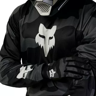 Motocross/kerékpáros felső FOX 180 Bnkr Jersey - Black terep