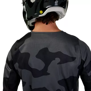 Motocross/Cycling Jersey FOX 180 Bnkr - Black Camo