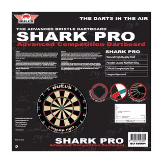 Sisalový terč na šípky Bull's Shark Pro