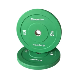 Gumový kotouč inSPORTline Bumper Plate Go 10 kg 50 mm
