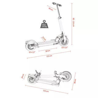 E-Scooter City Boss V4 Black