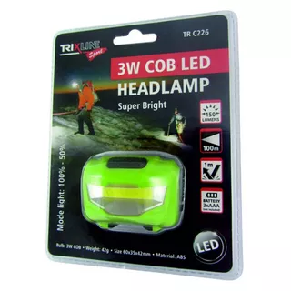 Fejlámpa LED Trixline C226 3W COB