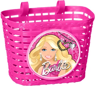 BARBIE - plastový košík na bicykel