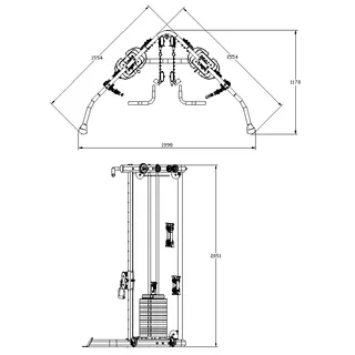 Erőkeret inSPORTline Cable Column CC200