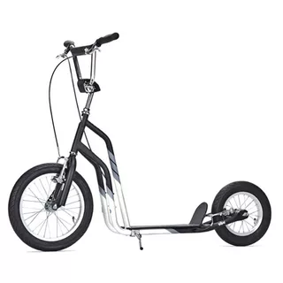 Yedoo City Scooter - Black-Red - Black-White