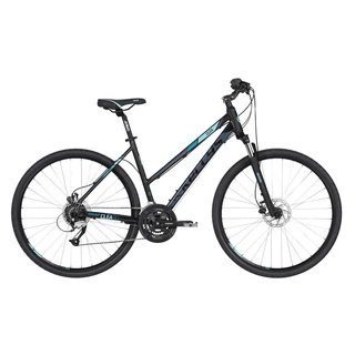 Dámsky crossový bicykel KELLYS CLEA 90 28" - model 2019 - Black Aqua - Black Aqua