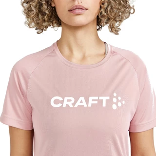 Dámske tričko CRAFT CORE Unify Logo - ružová