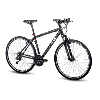 Pánsky crossový bicykel 4EVER Credit 28" - model 2016 - čierno-červená - čierno-červená